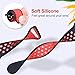 Compatible with Galaxy Watch 46mm Bands,Gear S3 Bands 22mm Silicone Breathable Replacement Strap for Samsung Galaxy Watch 46mm Band Gear S3 Frontier Smart Watch(Black-red)