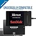 Sabrent USB 3.1 Type C to SSD / 2.5-Inch SATA Hard Drive Adapter [Optimized for SSD, Support UASP SATA III] (EC-HDSS)