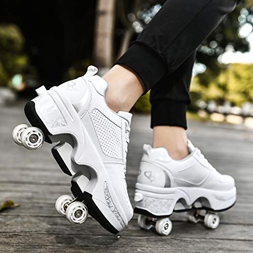 Electric Longboard Walking Shoes Invisible Roller Skates Male And