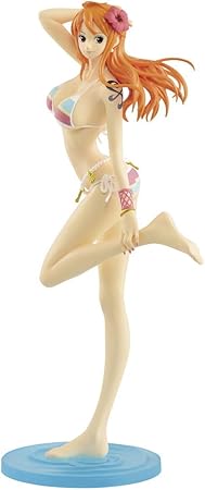 Amazon ワンピース バンプレスト グリッター グラマーカラー ウォークスタイル ナミバージョンb フィギュア フィギュア ドール 通販