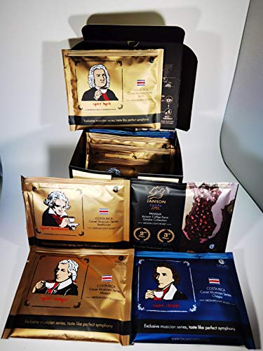 OKLAO Kaffee Drip Bag Taste Box - "Exklusiv" 5x2 Packungen der exklusivsten Drip Bag Sorten