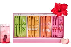 OSULLOC Cold Brew Tea Gift (20 count, 4 flavors x 5 EA) | Assorted Korea Iced Tea Bag Gift Sampler Set for Summer | Easy-to-go stick type Tea Bag Series | Premium Blended Tea from Jeju