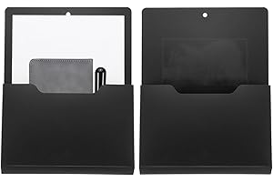 PATIKIL Magnetic File Holder, 2 Pack Magnetic Wall Holder Organizer File Hanging Magnetic Mail Holder for Refrigerator Letter