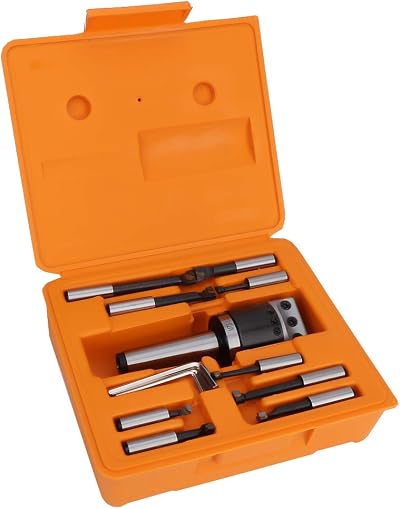 ANKROYU F1 Boring Head M12 MT3 Shank 1-1/2-18UNF Carbon Steel CNC Milling