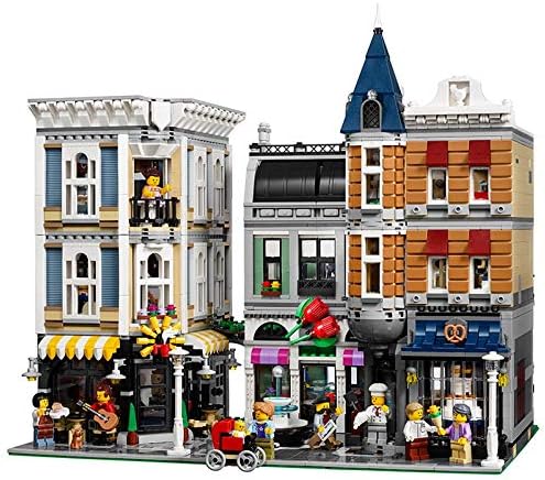 XSLY DIY Assembly Creator Expert Building Blocks Model Building Block Difficult Building Block Assembly Street View City Center Assembly Squares Kids Stacked Toys Gift (Color : Regular version)