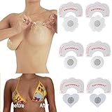 10 x Nipple Pasties Nippleless Cover & 10 x Bra Lift Tape Adhesive Disposable