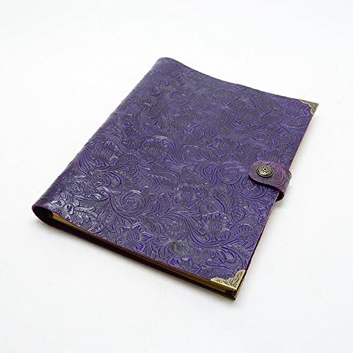 WWDDVH Notepad Business/Leaflet Book/Button Diary Engraving Purple