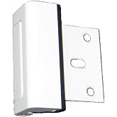 Cardinal Gates Door Guardian Home Security Door Reinforcement Lock for Inward Swinging Doors - Child Proof Lock Front Door - Extra Lock for Home from Inside - USA Based - White
