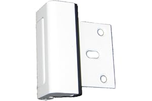 Cardinal Gates Door Guardian Home Security Door Reinforcement Lock for Inward Swinging Doors - Child Proof Lock Front Door - Extra Lock for Home from Inside - USA Based - White
