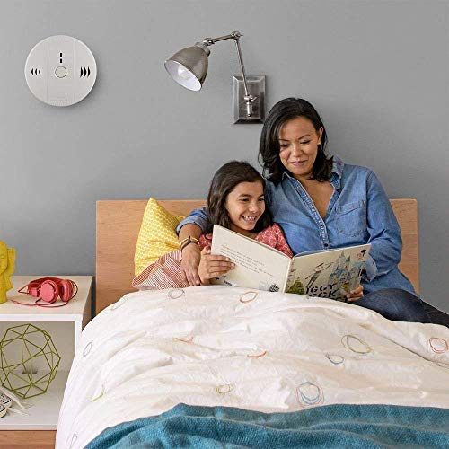 Combination Smoke and Carbon Monoxide Detector Gas Detection Alarm, Voice Warning Carbon Detector Alarm Clock, Electronic Equipment, Power Detection Equipment, Battery Operated, 2 Pack