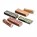 MMF Industries Flat Tubular Coin Wrappers, Color-Coded Kraft Paper, Assorted, 150 Wrappers per Package (216015047)
