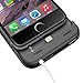 iPhone 6 Battery Case, [Apple MFI certified] Beetle Sport Power Pack Apple iPhone 6 4.7 Inch External Battery charger Case with Holster and Three Changeable Bumpers [Rugged Slim Protection] (Lightning Connector Output, MicroUSB Input) (Black/Black)