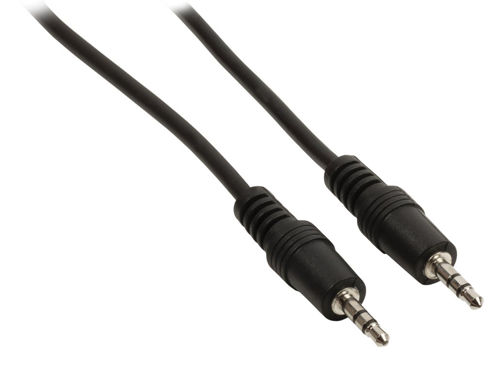 Valueline 5m 3.5mm Male to 3.5mm Male Jack Stereo Audio Cable - Black