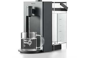BUYDEEM S9023 Instant Hot Water Dispenser, Countertop Water Boiler & Warmer for Tea, Coffee and Baby Formula, Adjustable 8 Temperatures & 5 Water Outputs, 3L Water Tank(102oz), Dark Gray