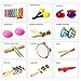 Geekper Toddler Musical Instruments, 18 Pcs Wooden Percussion Instruments Toy for Kids, Tambourine Set Kids Musical Toys Storage Backpack Included