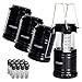 APOLLED Camping Lantern, 30 LED Camping lights with Batteries, Ultra Bright, Portable, Waterproof Lights for Hiking, Camping, Emergencies (Black,1 pack).