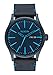 Nixon Men's A1052224-00 Sentry Leather Analog Display Japanese Quartz Blue Watch