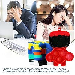Leencum 5Pcs Mini Simple Fidget Toy Stress Relief