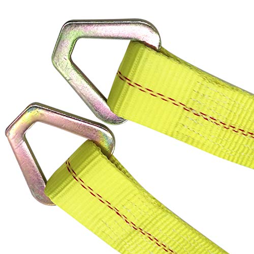 KJE Axle Tie Down Strap, 2"X36" Premium Axle Tie Down Strap with DRing