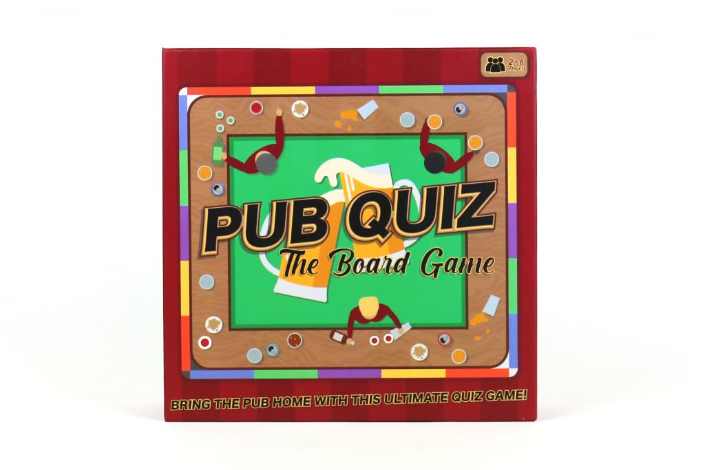 Gift Republic Pub Quiz The Board Game Family Trivia 2-6 Players