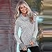 Canserin Women Sweatshirt, New Women Fashion Loose Long Sleeve Sweatshirt Casual Autumn Winter Pullover Long Sleeve T-Shirt Tops Size US 4-14 (L, Gray)
