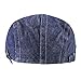 The Hat Depot Washed Denim Newsboy Ivy Hat (Denim Blue)