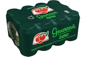 Refrigerante Guaraná Antarctica Zero, Lata 350ml Pack (12 unidades)