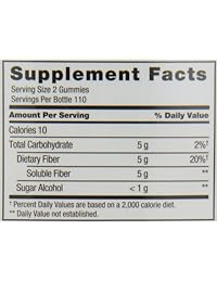 Gominolas Vitafusion Fibra Gummies, 220 unidades, de 0.17 onzas, con fibra, “sin azúcar”.