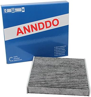 ANNDDO CF10285 Car Cabin Air Filter Replacement for with Active Carbon for Toyota Lexus Scion Subaru