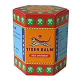 Tiger Balm Red Extra strength Herbal Rub Muscles Headache Pain Relief Ointment Big Jar, 30g