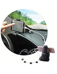 Salpicadero Del Coche Teléfono titular M. manera HUD diseño teléfono Mount Stand Soporte de teléfono universal coche antideslizante para Conducción Segura, iPhone, Samsung, Tablet, GPS bajo 6,5 "