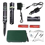 Futuresky Tactical Flashlight -Handy Survival Rescue Self Defense Emergency Knife With LED Rechargeable Torch and Window Breaker For Car Home Vehicle Camping Hiking Hunting Travel