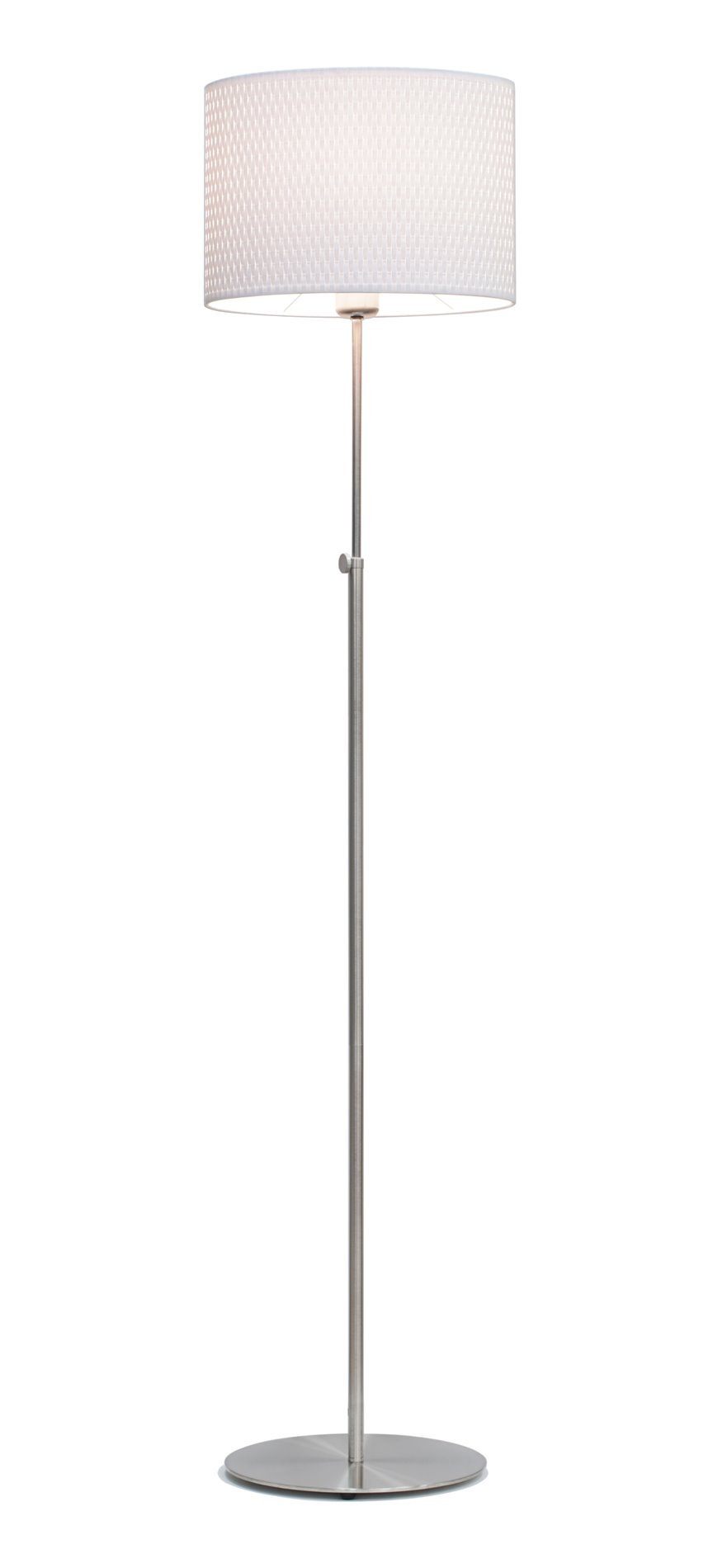Revel Hampton 62.5" Minimalist Floor Lamp + White Woven Oval Paper