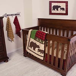 Amazon.com: Trend Lab Northwoods 3Piece Crib Bedding Set: Baby