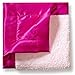 SwaddleDesigns Stroller Blanket, Very Berry with Satin Trim