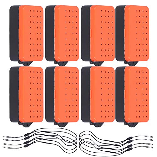 8 Stück Angelköderbox 9,8 * 6 * 4,8 cm Tragbare Angelgerätebox Aufbewahrungskoffer für Angelgeräte(S.) – Bild 3