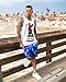 INTO THE AM California Party Republic Graphic Tank Tops for Men - Summer Beach Sleeveless Fashion Men's Tank Tops (White, Medium)