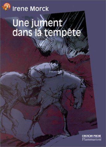 Une  jument dans la tempête