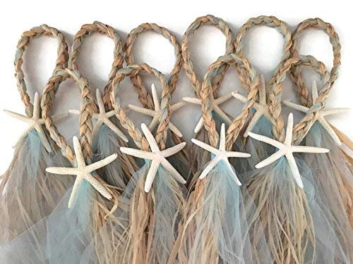 Amazon Com Braided Tulle Starfish Wedding Pew Bows Set Of 10