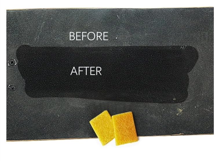 9 Pieces Rubber Cement Eraser, Glue Residue Pick-Up Eraser, 2 x 2.8 x 0.4inch Cleaning Tool for Removing Adhesive Residues from Paper Plastic Skateboard