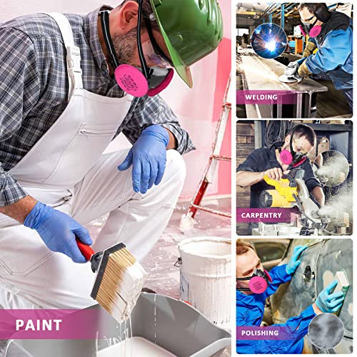Respirаtor Half Face Cover With 2091 Filters Reusable Half Facepiece Against Painting/Gas/Dust