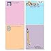 Cute Note Pad Assorted Pack - 4 Funny Pads
