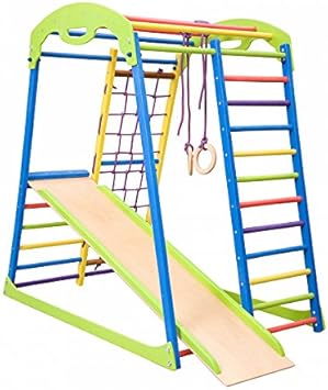 Colored Indoor Wooden Playground for 