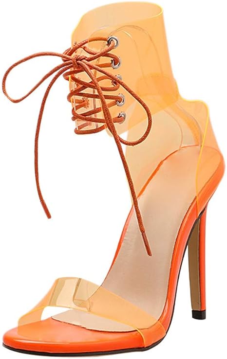 orange jelly heels