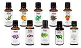 NOW Foods Essential Oils 10-Oil Variety Pack Sampler - 1oz Each