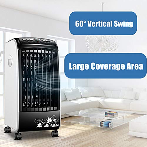 JIANGJIE Portable Air Cooler Fan Portable Handle Desk Electric Fan 3 Level Mini Air Conditioner Device Cool Soothing Wind Home