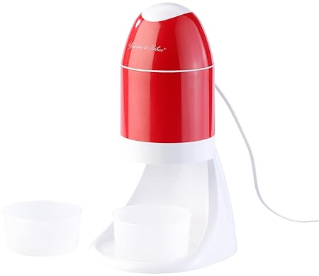 Rosenstein & Söhne Slush Maker: Shaved-Ice-Maker SES-170.SI mit 2 Eisformen (Ice Cream Machine)