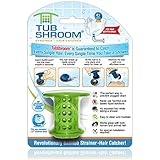 TubShroom the Revolutionary Tub Drain Protector Hair Catcher, Strainer, Snare, Green