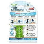 TubShroom the Revolutionary Tub Drain Protector Hair Catcher, Strainer, Snare, Green