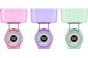 Mechanical Kitchen Scale for Home Restaurant Cooking Vegetables with Read Baking Easy Weighing Tool Tray Mechanical